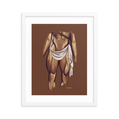 Premium Framed Vertical Print "Octavia"