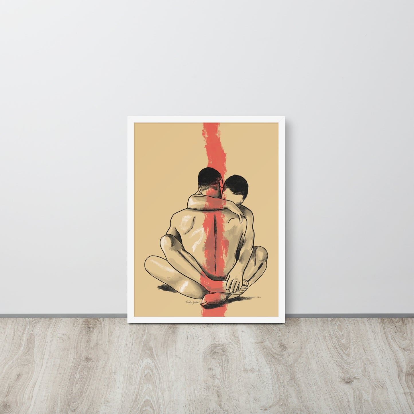 Art Print "Safe in your arms"