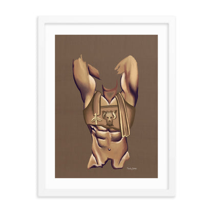 Premium Framed Vertical Print "Maximus"