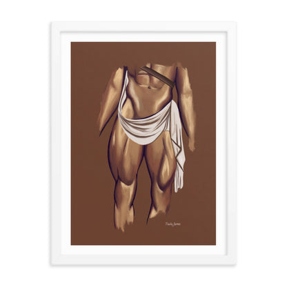 Premium Framed Vertical Print "Octavia"