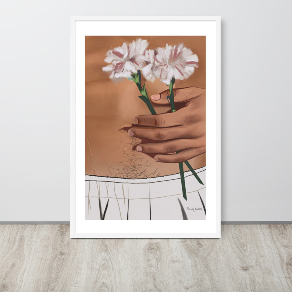 "Lost without you" Premium Framed Vertical Print