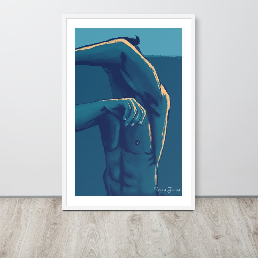 "Rise" Premium Framed Vertical Print