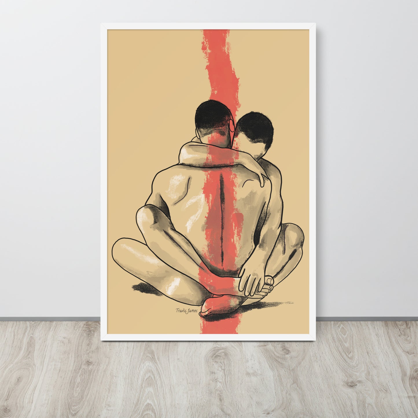 Art Print "Safe in your arms"