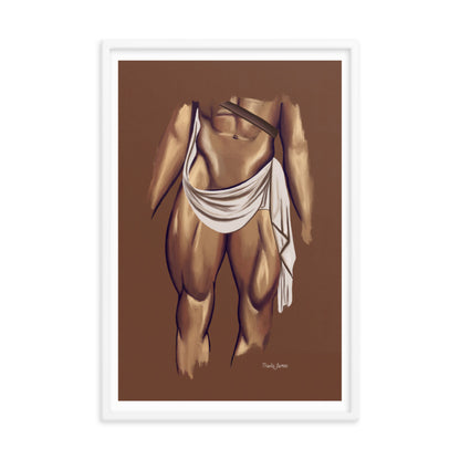 Premium Framed Vertical Print "Octavia"