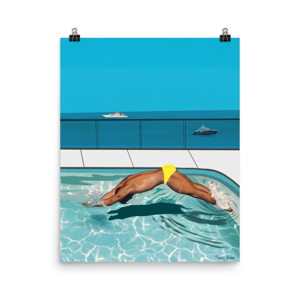 Art Print "Côte d'Azur Laps"