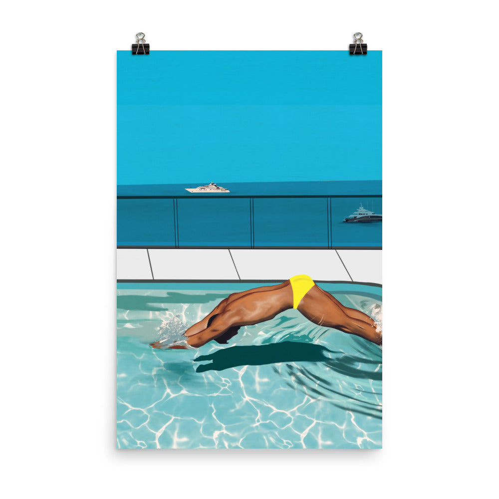 Art Print "Côte d'Azur Laps"