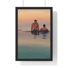 Load image into Gallery viewer, Tjdraw &quot;Losing track of time&quot; Premium Framed Vertical Poster
