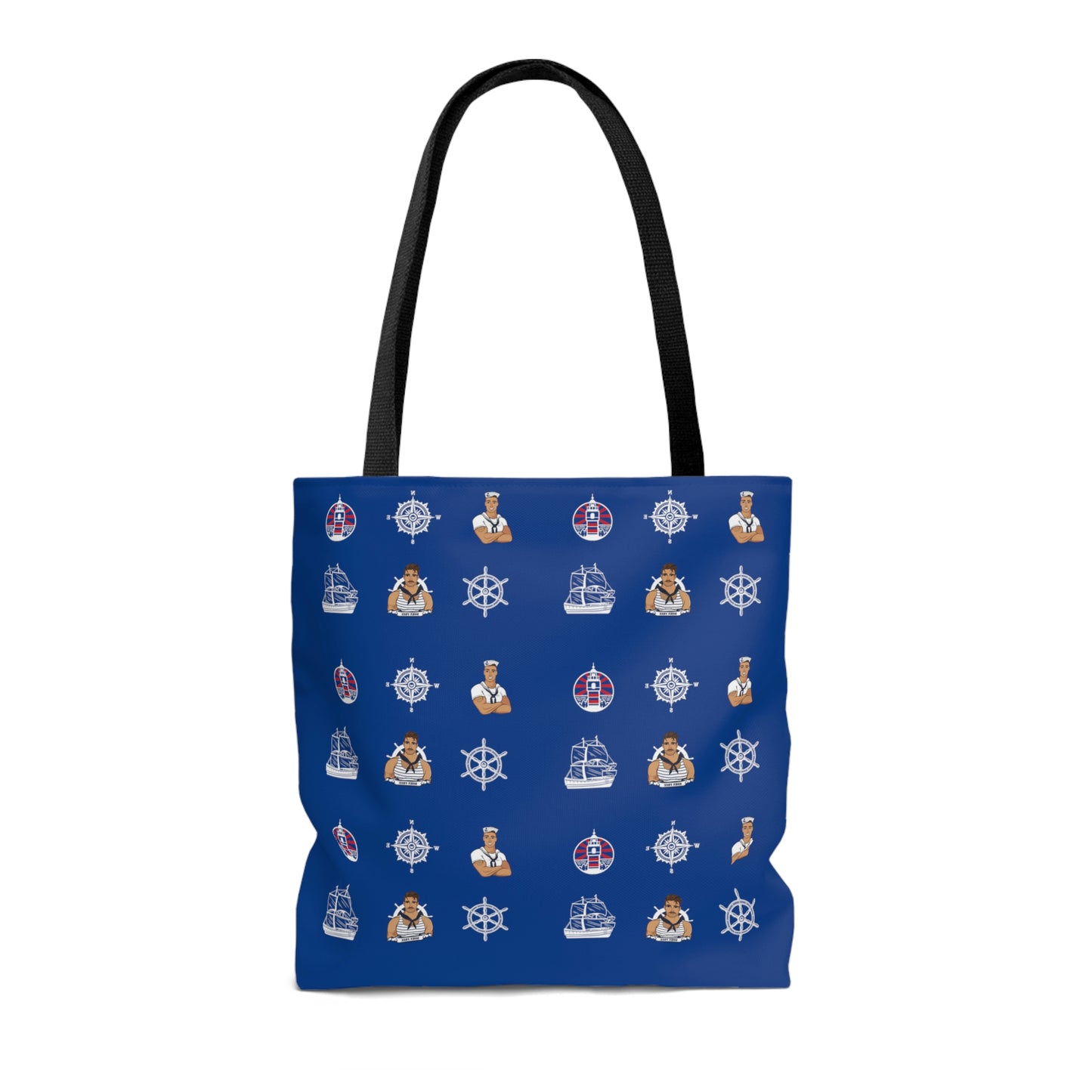 Nautical Print Tote Bag