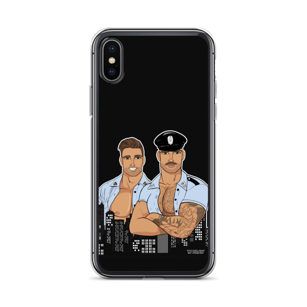 Police boys iPhone Case