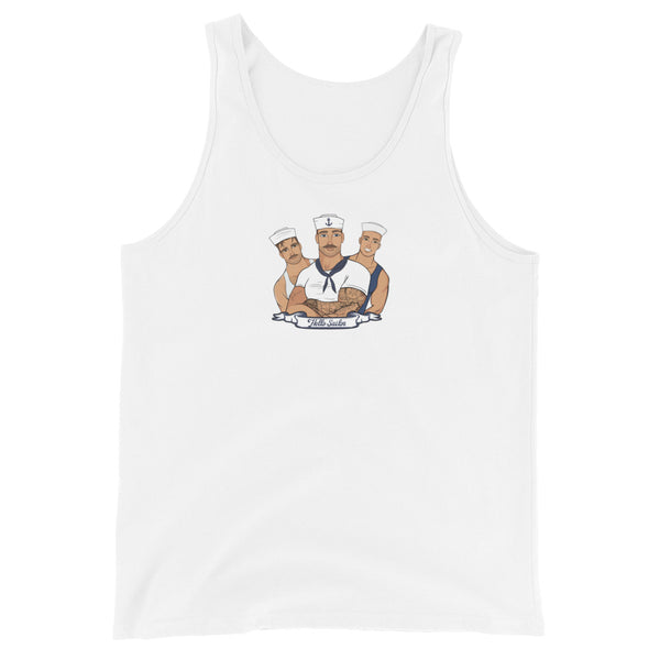 Hello Sailor Unisex Tank Top