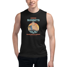 Load image into Gallery viewer, Hawaii Sunsets Muscle Shirt
