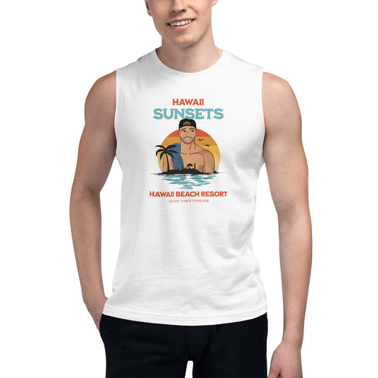 Hawaii Sunsets Muscle Shirt