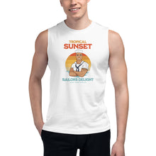 Load image into Gallery viewer, Sailor&#39;s delight Muscle Shirt
