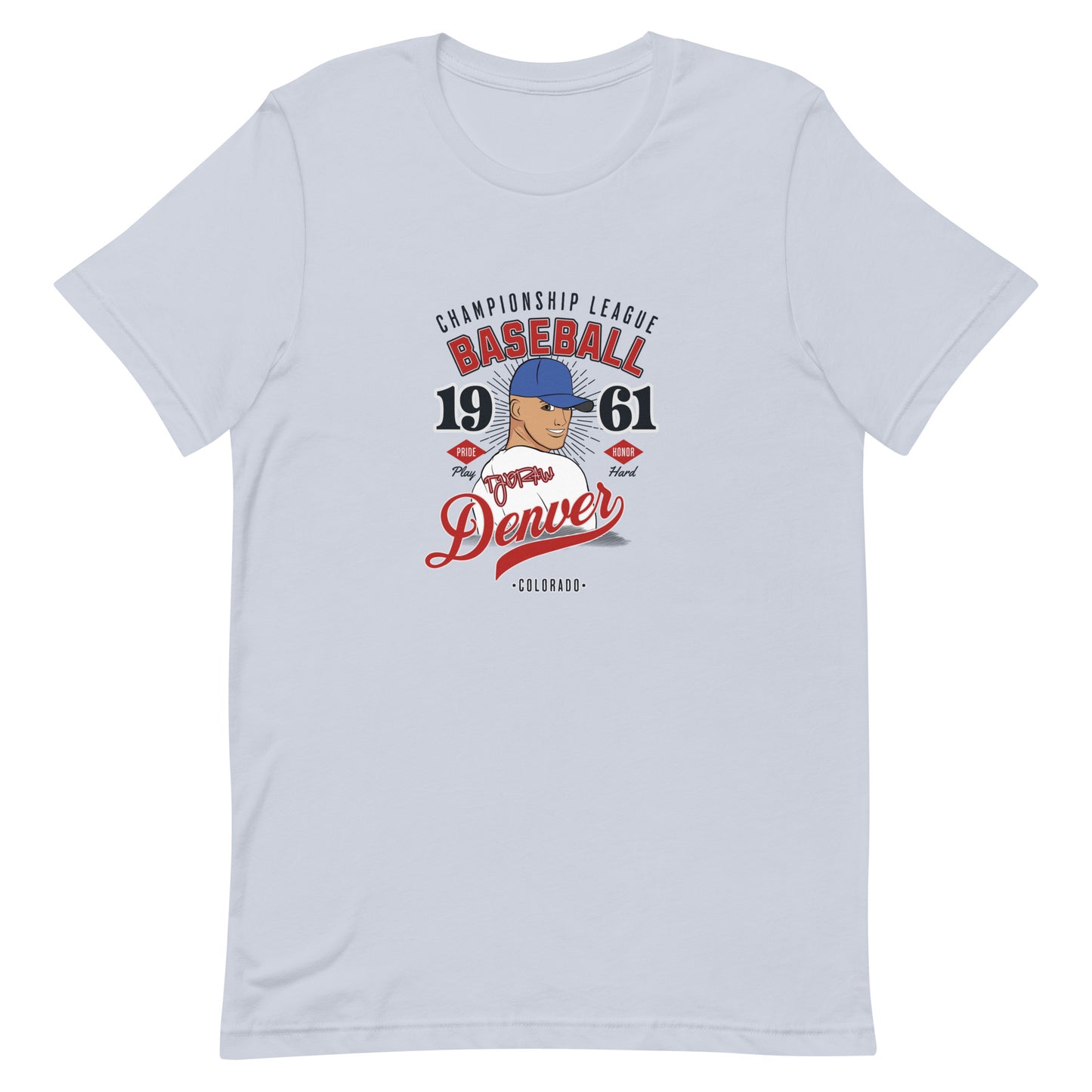 Baseball Denver Short-Sleeve Unisex T-Shirt