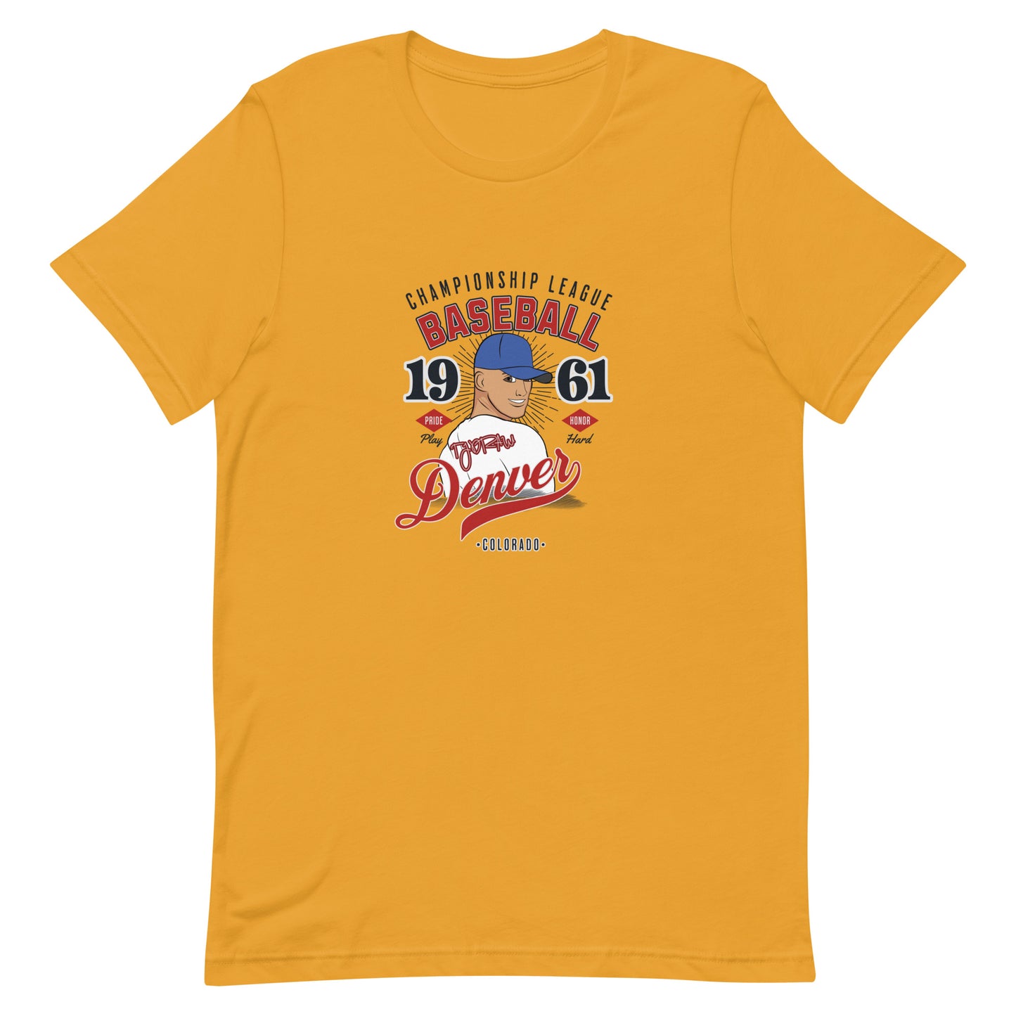 Baseball Denver Short-Sleeve Unisex T-Shirt