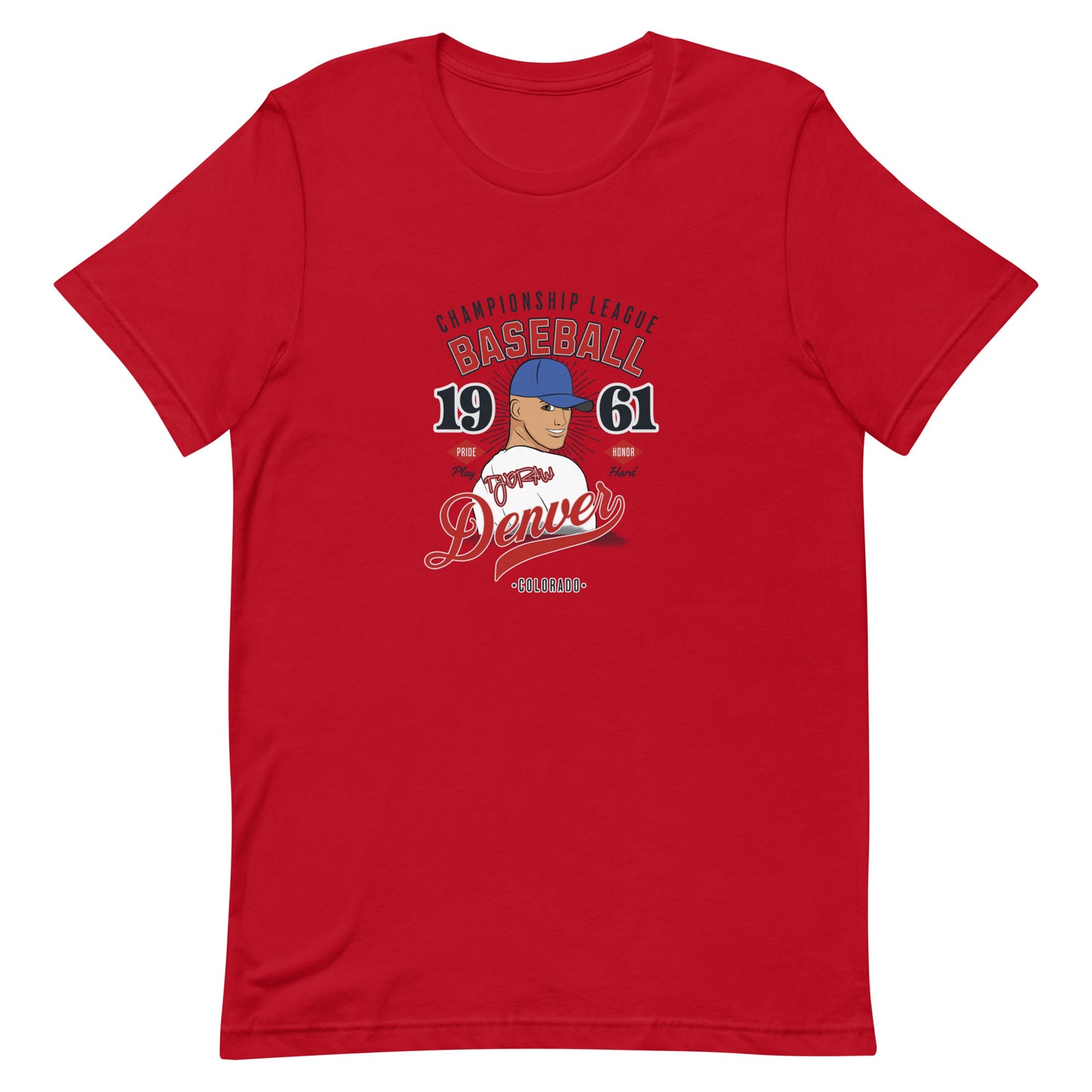 Baseball Denver Short-Sleeve Unisex T-Shirt