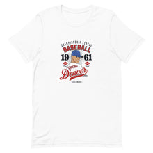 Load image into Gallery viewer, Baseball Denver Short-Sleeve Unisex T-Shirt
