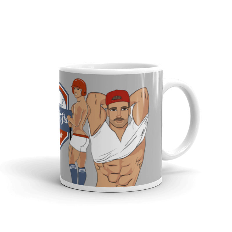 All star White glossy mug