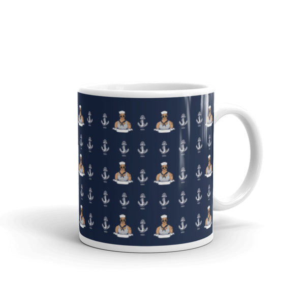Sailors White glossy mug
